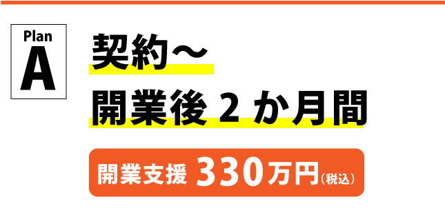 開業支援＋運営支援　300万円